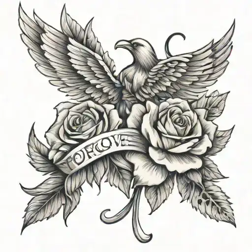 to forgive and to be forgiven   tattoo design idea