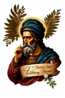 Saint Anthony tattoo design idea