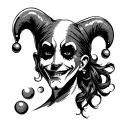 Jester tattoo design idea