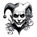 Jester tattoo design idea