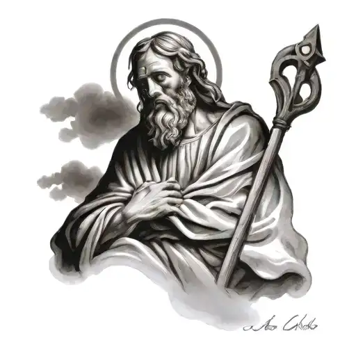 Saint Jude Thaddeus tattoo design idea
