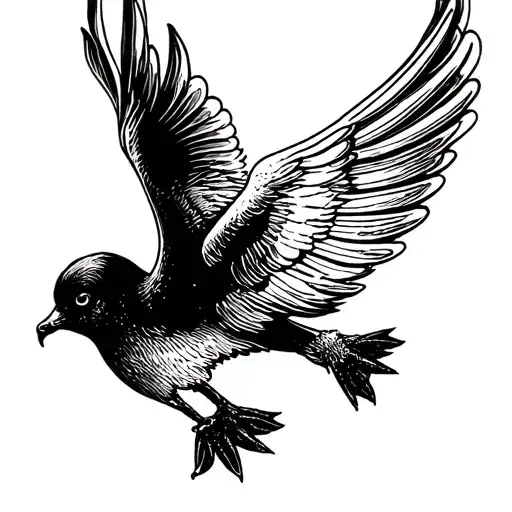 lil peep crybaby dove as a semi colon tattoo design idea