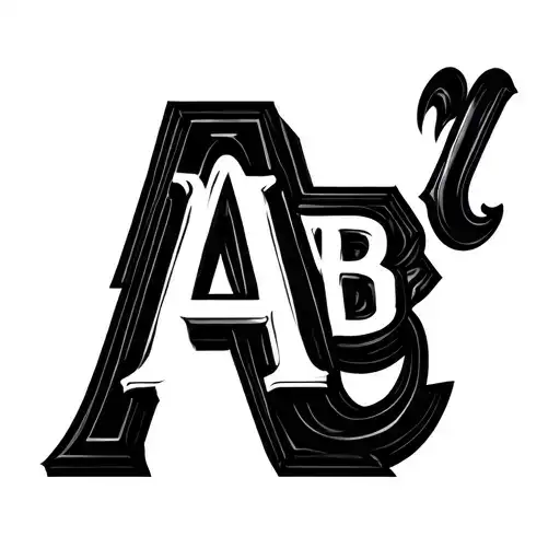 Abc Blocks tattoo design idea