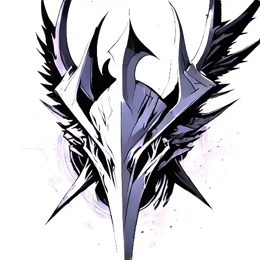 Warframe Excalibur tattoo design idea