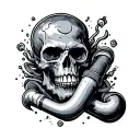Meth Pipe tattoo design idea
