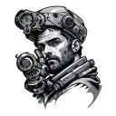 Machinist tattoo design idea