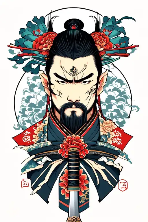 Hattori Hanzo Katana tattoo design idea