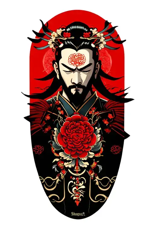 Shogun tattoo design idea