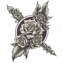 never ever tattoo design idea