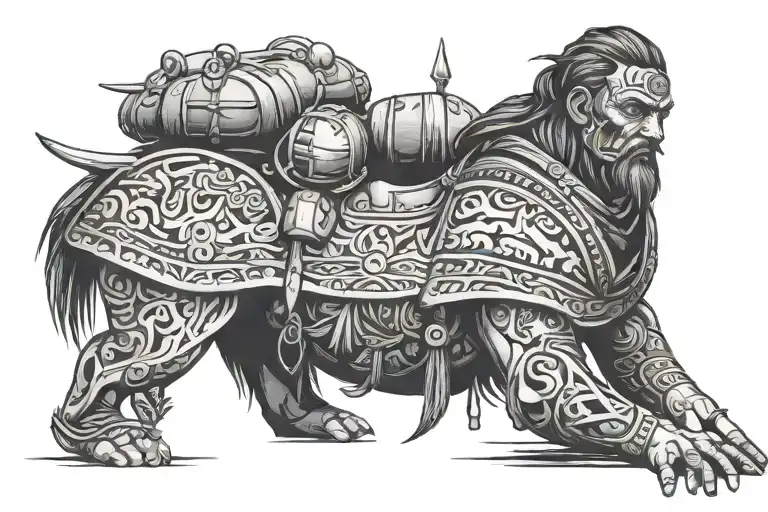 Nomad tattoo design idea