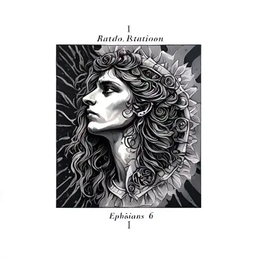 Ephesians 6 tattoo design idea