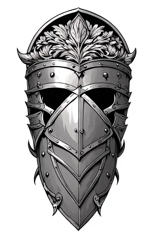 Scottish pauldron tattoo design idea