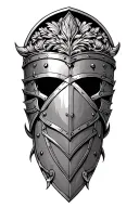 Scottish pauldron tattoo design idea