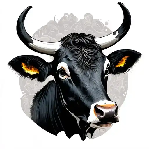 desire and moo  tattoo design idea