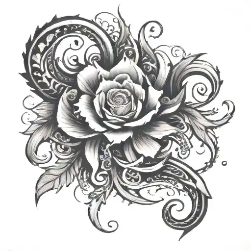 Left Arm Tattoo Concept1. Layout & Flow:•	Full Sleeve Design: The tattoo would wrap around the arm, with each element tattoo design idea