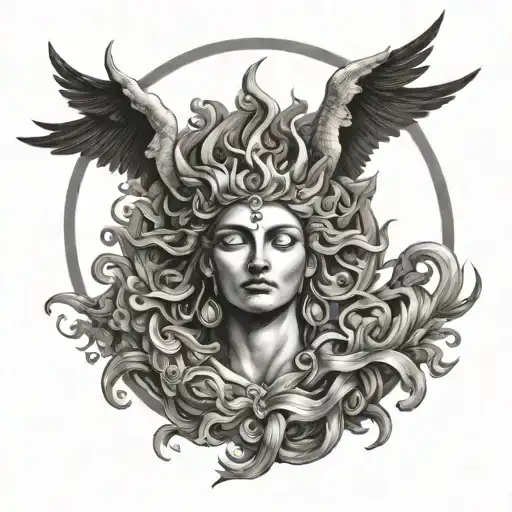 Helios tattoo design idea