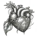Heart A Heartbeat tattoo design idea