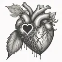 Heart A Heartbeat tattoo design idea