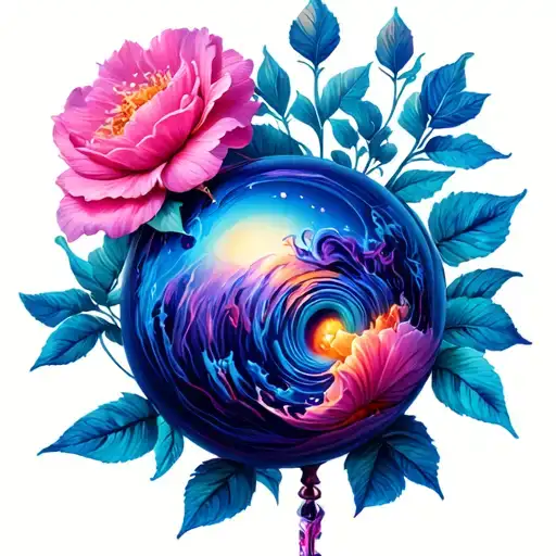 petite balle foin  tattoo design idea