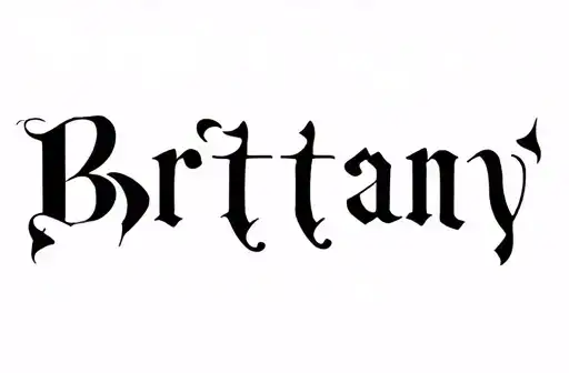 "Brittany" tattoo design idea