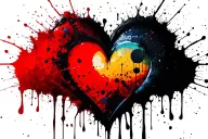 Arc en Ciel Cloud Coeur by showing solitude tattoo design idea