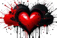 Arc en Ciel Cloud Coeur by showing solitude tattoo design idea