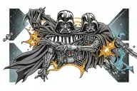 Darth Vader tattoo design idea
