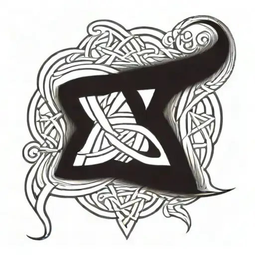 celtic trinity knot tattoo design idea