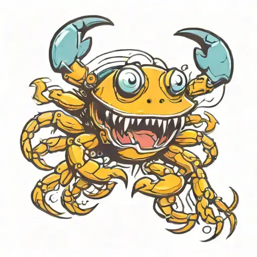 crab tatto tattoo design idea