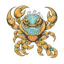 crab tatto tattoo design idea