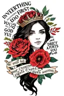 Proverbs 3:6 "In everything you do, put God first, and he will direct you and crown your efforts with success" tattoo design idea