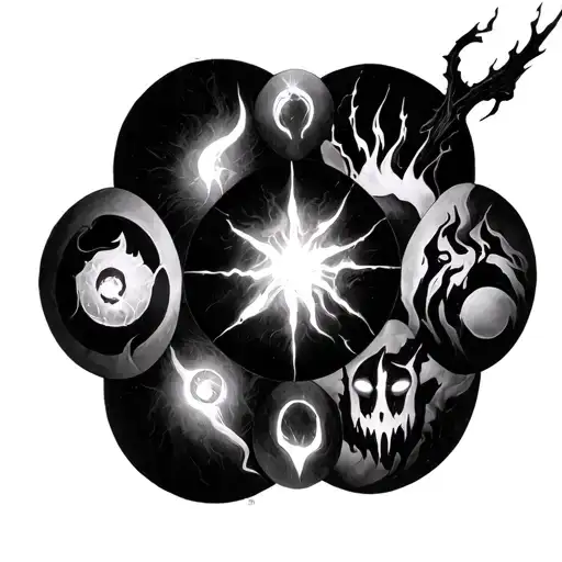9 Circles Of Hell tattoo design idea