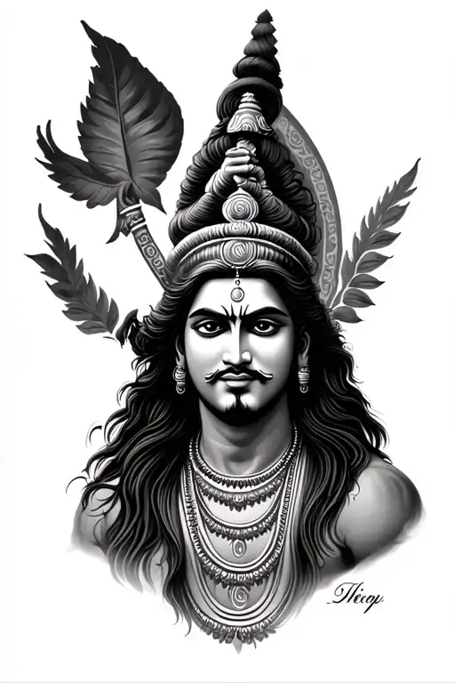 lord shivji religious tattoo for my chest tattoo design idea