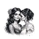 Aunt Niece tattoo design idea