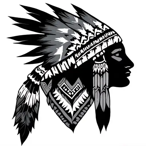 Navajo tattoo design idea