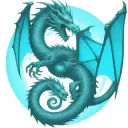 bipolar affectivity dragon two heads  tattoo design idea