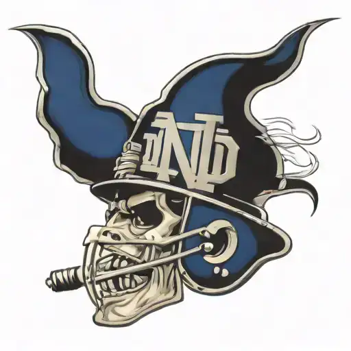 notre Dame football team The design tattoo design idea