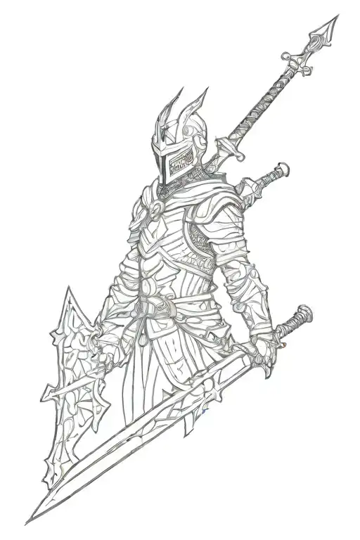 Dark Souls tattoo design idea