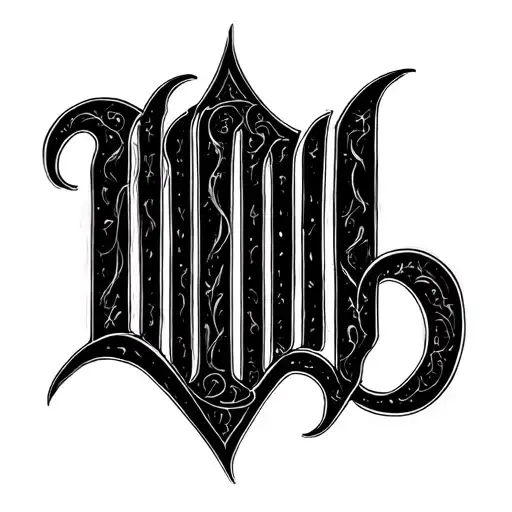 Two Word Ambigram Generator tattoo design idea