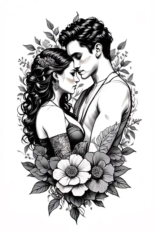 couples tattoo tattoo design idea