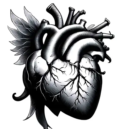 Plane Heart 08.08.2014 tattoo design idea