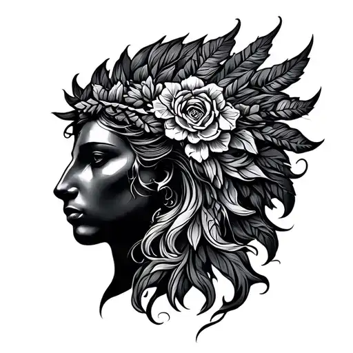 Argentina gemini zodiac sign tattoo design idea
