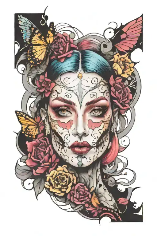 Jinx arcane tattoo design idea