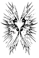 heaven vs hell tattoo design idea