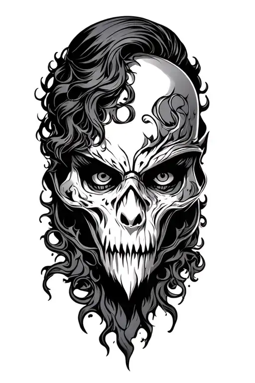family protector from evil  tattoo design idea