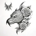 press shift to run  tattoo design idea