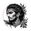 rishabh tattoo design idea