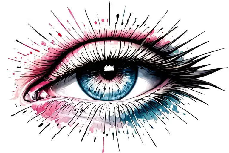 Blackout tattoo design idea