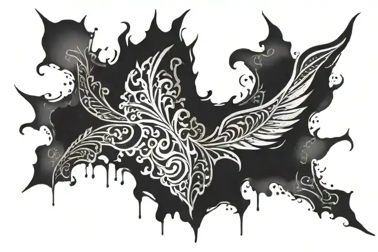 upper back tattoo grunge tattoo design tattoo design idea