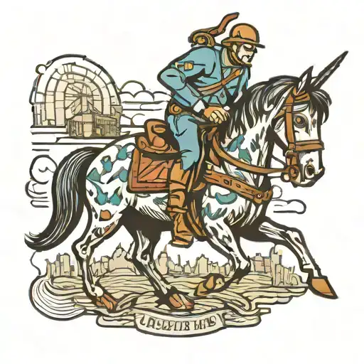 fallout 4 horseman tattoo design idea